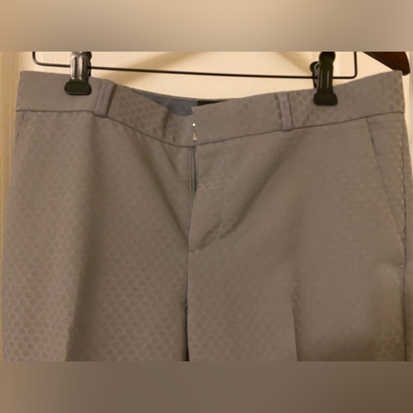 Beautiful grey patterned Hampton ankle fit Banana Republic pants (size 4) - Picture 2 of 9